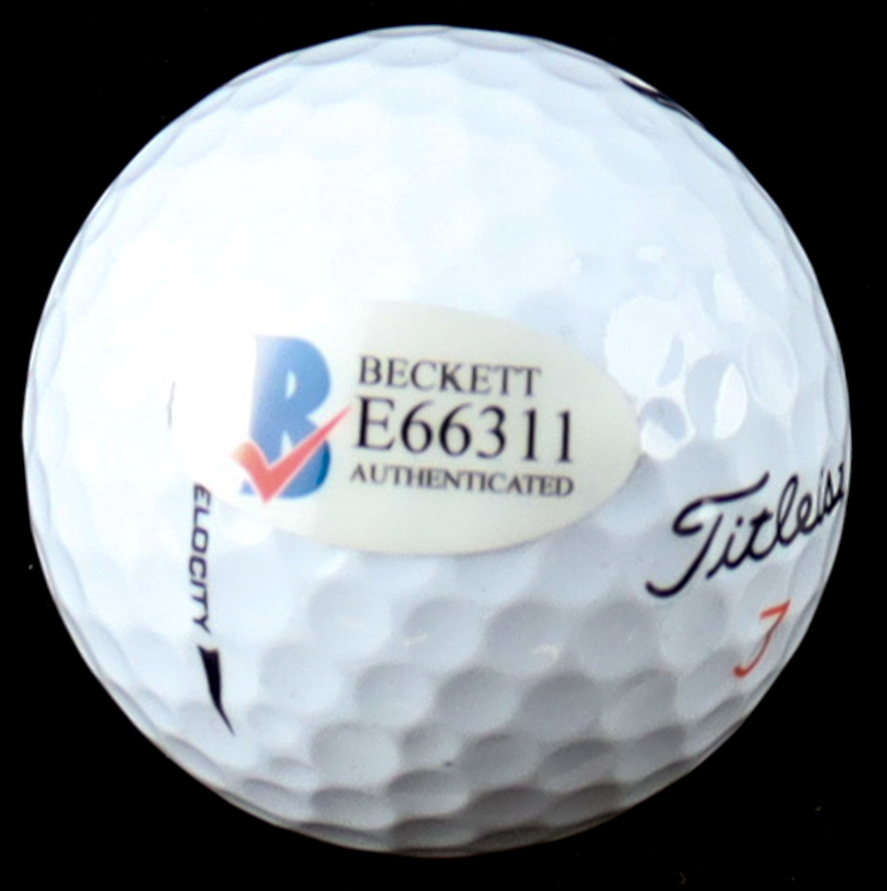 Ben Crenshaw Signed Masters Logo Golf Ball (Beckett) at PristineAuction.com Ben Crenshaw Signed Masters Logo Golf Ball (Beckett) at PristineAuction.com