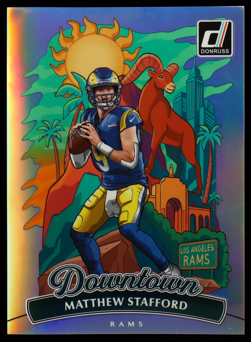 Matthew Stafford 2025 Donruss Downtown! Oversized #6 at PristineAuction.com Matthew Stafford 2025 Donruss Downtown! Oversized #6 at PristineAuction.com