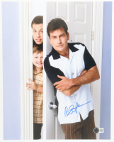Charlie Sheen Signed "Two and a Half Men" 11x14 Photo (Beckett) at PristineAuction.com