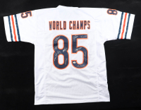 1985 Bears World Champions Jersey Team-Signed by (12) with Mike Singletary, Willlie Gault, Shaun Gayle, Stefan Humphries (JSA) at PristineAuction.com