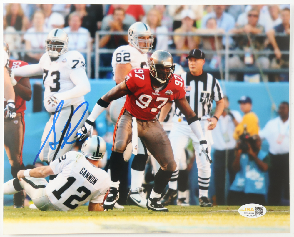 Simeon Rice Signed Buccaneers 8x10 Photo (JSA) at PristineAuction.com Simeon Rice Signed Buccaneers 8x10 Photo (JSA) at PristineAuction.com