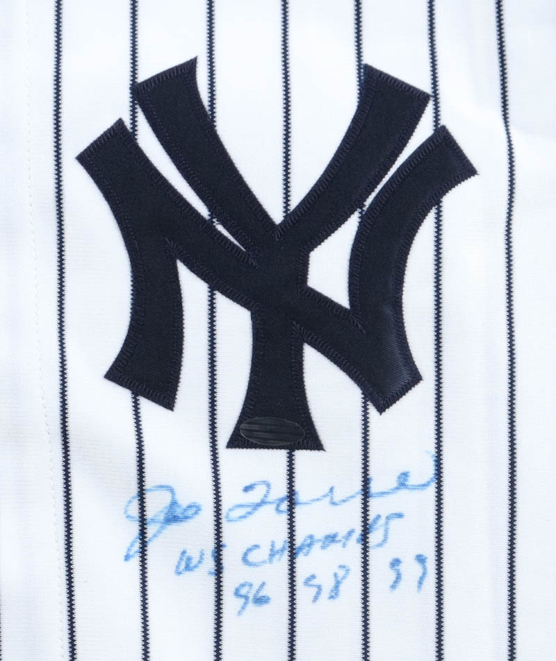 Joe Torre Signed Yankees Russell Athletic Authentic Jersey Inscribed "WS Champs 96 98 99" (Steiner) at PristineAuction.com Joe Torre Signed Yankees Russell Athletic Authentic Jersey Inscribed "WS Champs 96 98 99" (Steiner) at PristineAuction.com