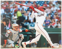 James Wood Signed Nationals 8x10 Photo (JSA) at PristineAuction.com