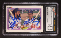 Wade Boggs / Mike Greenwell Signed 1990 Fleer Boston Igniters Super Star Specials #632 (CGC 8.5 | Autograph Graded CGC 9) at PristineAuction.com