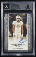 Bijan Robinson Signed 2020 Leaf Metal All-American Bowl #3 RC (BGS) at PristineAuction.com