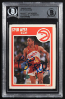 Spud Webb Signed 1989-90 Fleer #6 (BGS) at PristineAuction.com