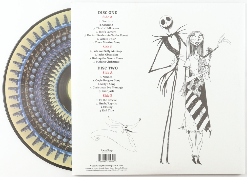 Danny Elfman Signed "The Nightmare Before Christmas Original Motion Picture Soundtrack" Vinyl Record Album (PSA) at PristineAuction.com Danny Elfman Signed "The Nightmare Before Christmas Original Motion Picture Soundtrack" Vinyl Record Album (PSA) at PristineAuction.com