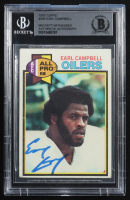 Earl Campbell Signed 1979 Topps #390 RC (BGS) at PristineAuction.com