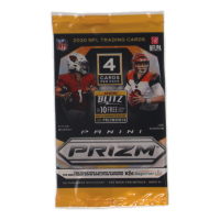 2020 Panini Prizm Football Pack With (4) Cards at PristineAuction.com