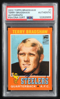 Terry Bradshaw 2002 Topps Terry Bradshaw Reprints #1AU '71 AUTO (PSA Authentic) at PristineAuction.com