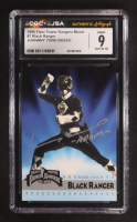 Johnnny Yong Bosch Signed 1995 Fleer Power Rangers Movie Black Ranger #7 (CGC 9 | Autograph Graded CGC 10) at PristineAuction.com