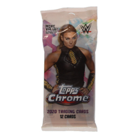 2020 Topps Chrome WWE Wrestling Pack with (12) Cards at PristineAuction.com