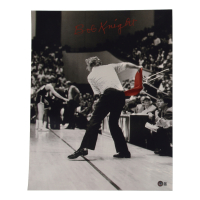 Bob Knight Signed Texas Tech Red Raiders 16x20 Photo (Beckett) at PristineAuction.com