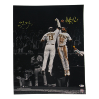 Manny Machado & Fernando Tatis Jr. Signed Padres 16x20 Photo (Beckett) at PristineAuction.com