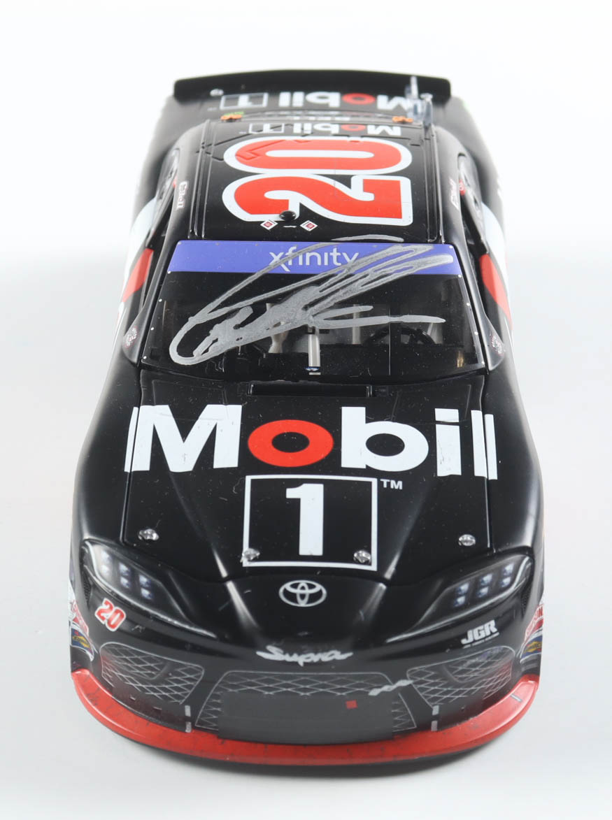 Christopher Bell Signed 2024 #20 Mobil 1 New Hampshire Win Supra | 1:24 Diecast Car (Bell COA) at PristineAuction.com Christopher Bell Signed 2024 #20 Mobil 1 New Hampshire Win Supra | 1:24 Diecast Car (Bell COA) at PristineAuction.com