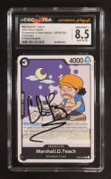 Chris Rager Signed 2024 One Piece Card Game Emperors in New World Marshall D. Teach C #OP09-092 (CGC 8.5 | Autograph Graded CGC 10) at PristineAuction.com