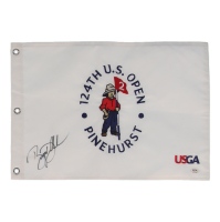 Bryson DeChambeau Signed 124th US Open Golf Pin Flag (PSA) at PristineAuction.com