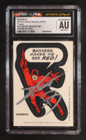 Charlie Cox Signed 1975 Daredevil Topps Comic Book Heroes Badness Makes Me.... (CGC | Autograph Graded CGC 9) at PristineAuction.com