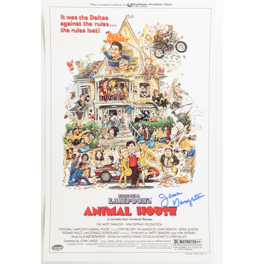 James Daughton Signed "Animal House" 11x17 Movie Poster (Schwartz) at PristineAuction.com