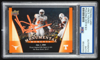 Vince Young Signed 2011 Upper Deck Texas #93 MM (PSA) at PristineAuction.com