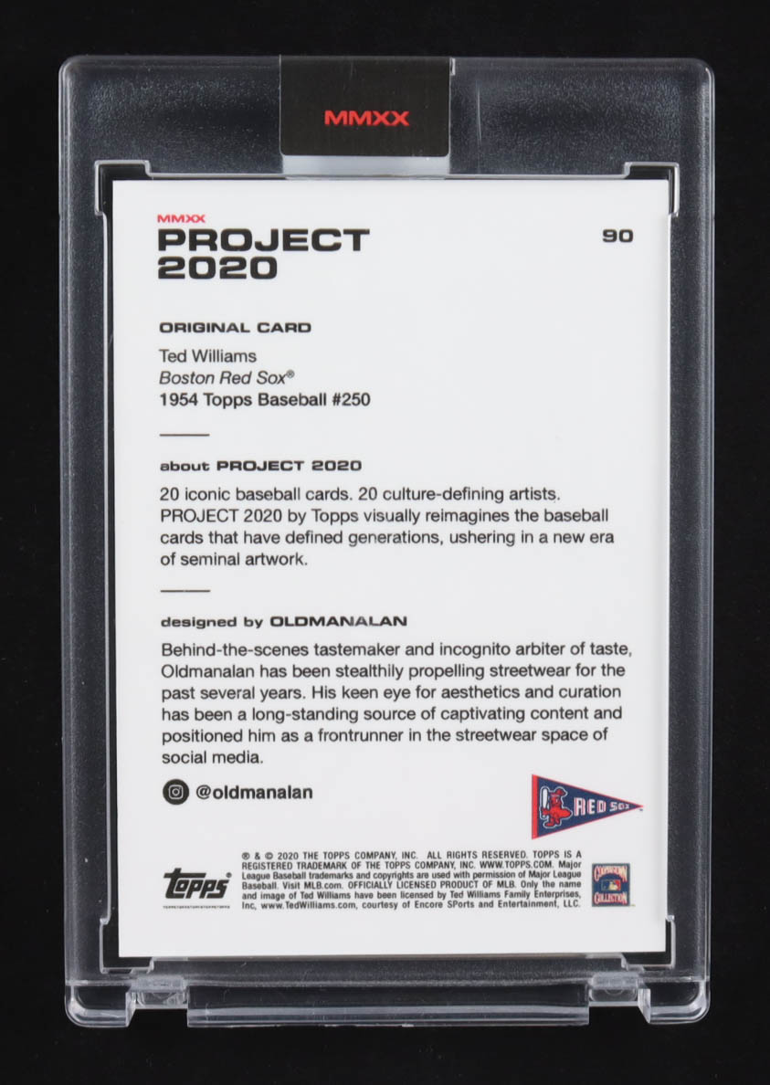 Ted Williams 2020 Topps Project 2020 #90 / Oldmanalan at PristineAuction.com Ted Williams 2020 Topps Project 2020 #90 / Oldmanalan at PristineAuction.com