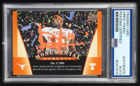 Vince Young Signed 2011 Upper Deck Texas #95 MM (PSA) at PristineAuction.com