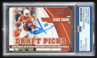 Vince Young Signed 2006 Playoff Prestige Draft Picks #3 RC (PSA) at PristineAuction.com