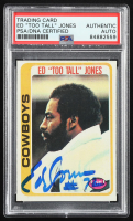 Ed Too Tall Jones Signed 1978 Topps #429 (PSA Authentic) at PristineAuction.com