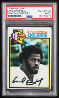 Earl Campbell Signed 1979 Topps #390 RC (PSA) at PristineAuction.com