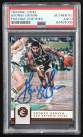 George Gervin Signed 2016-17 Panini Excalibur #189 (PSA Authentic) at PristineAuction.com