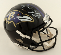 Ricky Williams Signed Ravens Full-Size Authentic On-Field Speed Helmet Inscribed "Smoke Weed Everyday!" (Beckett) at PristineAuction.com