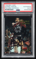 George Gervin Signed 1996 Topps Stars Finest #118 (PSA Authentic) at PristineAuction.com