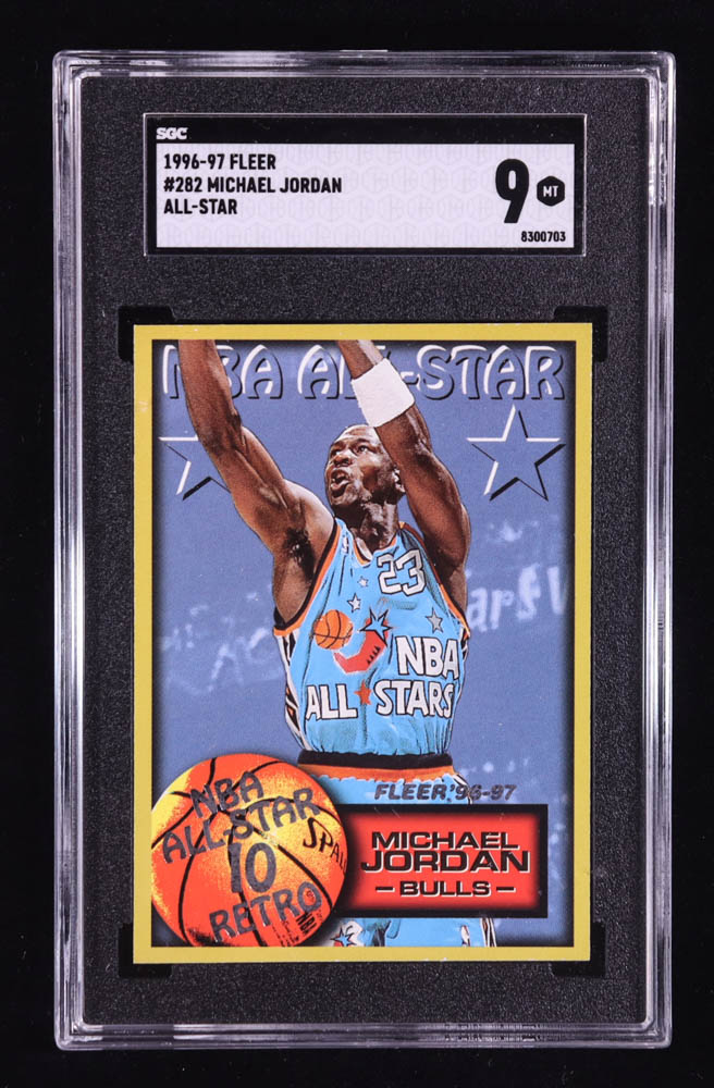 Michael Jordan 1996-97 Fleer #282 AS (SGC 9) at PristineAuction.com Michael Jordan 1996-97 Fleer #282 AS (SGC 9) at PristineAuction.com