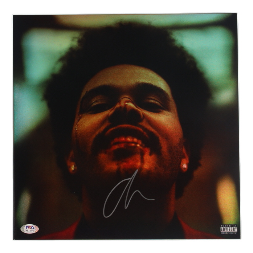 The Weeknd Signed "After Hours" 12x12 Album Sleeve (PSA) at PristineAuction.com The Weeknd Signed "After Hours" 12x12 Album Sleeve (PSA) at PristineAuction.com