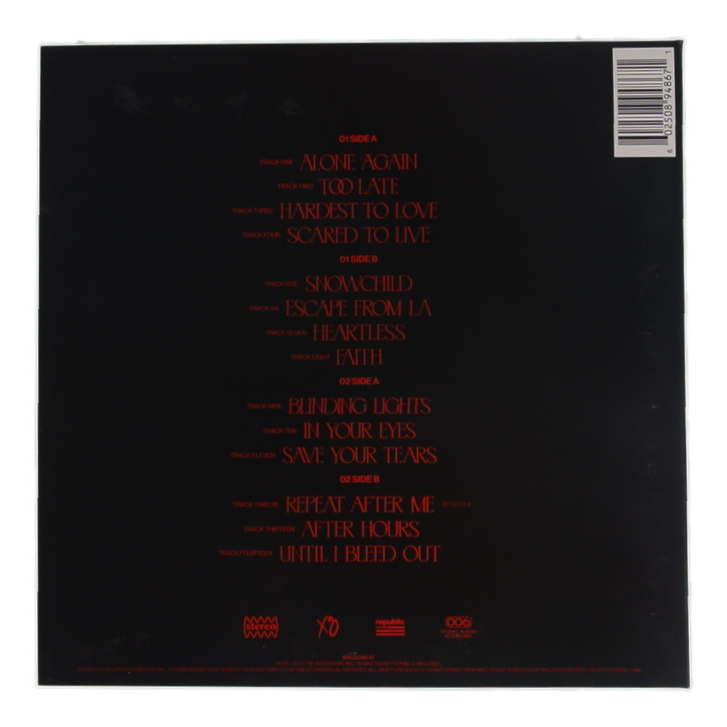 The Weeknd Signed "After Hours" 12x12 Album Sleeve (PSA) at PristineAuction.com The Weeknd Signed "After Hours" 12x12 Album Sleeve (PSA) at PristineAuction.com