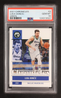 Luka Doncic 2021-22 Panini Chronicles Green #2 (PSA 10) at PristineAuction.com