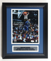 Isaiah Rider Signed Timberwolves Custom Framed Photo Display (PSA) at PristineAuction.com