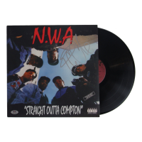Ice Cube Signed N.W.A. "Straight Outta Compton" Vinyl Record Album (PSA) at PristineAuction.com