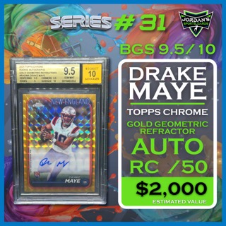 Platinum Quest Series 31 Sports Card Pack Mystery Box Presented by Jordan's Sports Cards - (1) Graded PSA or BGS Card Per Pack (Limited to 600 Packs!) at PristineAuction.com Platinum Quest Series 31 Sports Card Pack Mystery Box Presented by Jordan's Sports Cards - (1) Graded PSA or BGS Card Per Pack (Limited to 600 Packs!) at PristineAuction.com