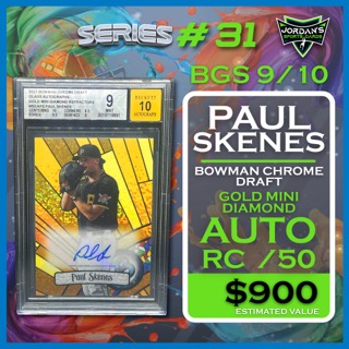 Platinum Quest Series 31 Sports Card Pack Mystery Box Presented by Jordan's Sports Cards - (1) Graded PSA or BGS Card Per Pack (Limited to 600 Packs!) at PristineAuction.com Platinum Quest Series 31 Sports Card Pack Mystery Box Presented by Jordan's Sports Cards - (1) Graded PSA or BGS Card Per Pack (Limited to 600 Packs!) at PristineAuction.com