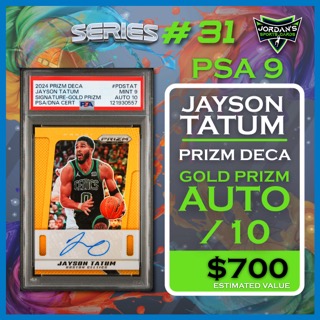 Platinum Quest Series 31 Sports Card Pack Mystery Box Presented by Jordan's Sports Cards - (1) Graded PSA or BGS Card Per Pack (Limited to 600 Packs!) at PristineAuction.com Platinum Quest Series 31 Sports Card Pack Mystery Box Presented by Jordan's Sports Cards - (1) Graded PSA or BGS Card Per Pack (Limited to 600 Packs!) at PristineAuction.com