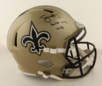 Taysom Hill Signed Saints Full-Size Speed Helmet Inscribed "Swiss Army Knife" (JSA) at PristineAuction.com