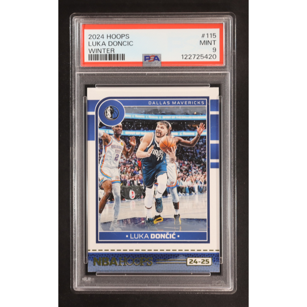 Luka Doncic 2024-25 Hoops #115 (PSA 9) at PristineAuction.com