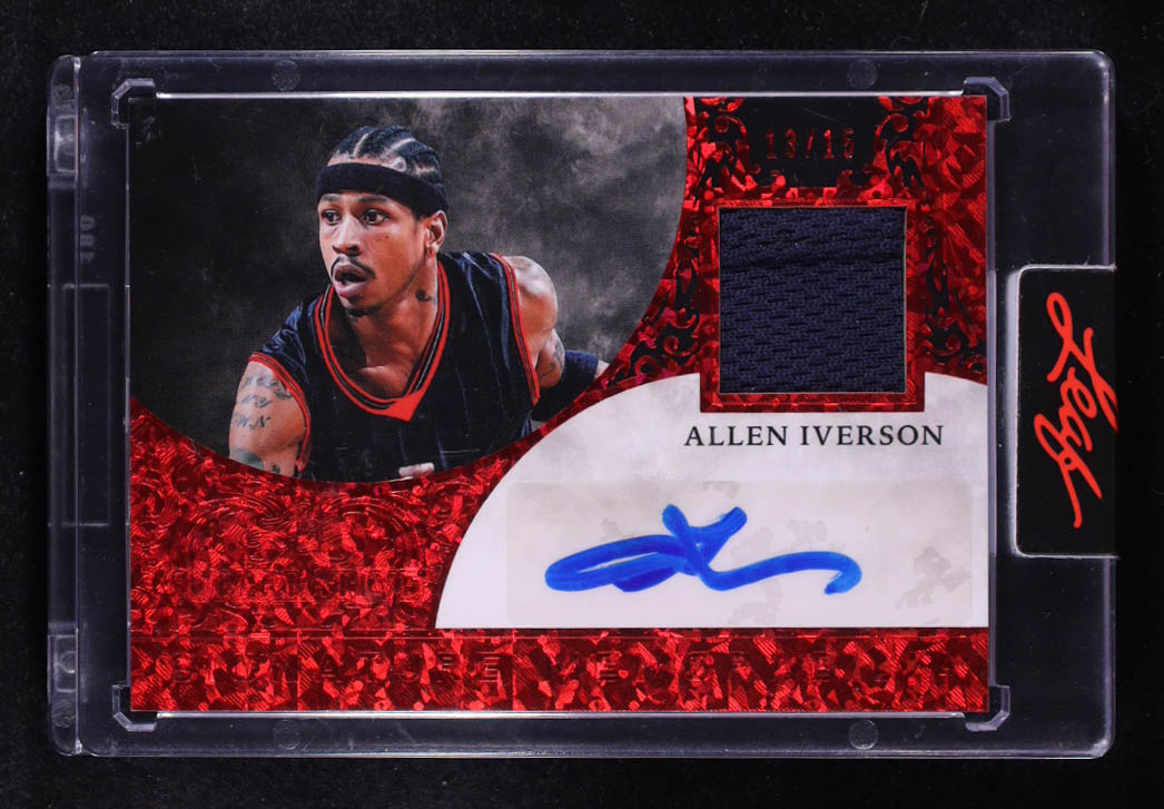 Allen Iverson 2023 Leaf Superlative Signature Memorabilia Auto #SM-AI1 #13/15 at PristineAuction.com Allen Iverson 2023 Leaf Superlative Signature Memorabilia Auto #SM-AI1 #13/15 at PristineAuction.com