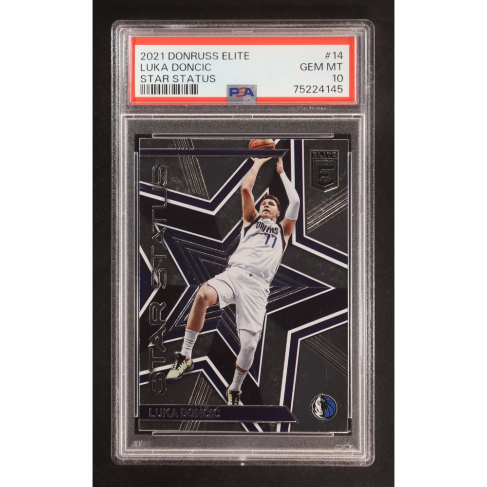 Luka Doncic 2021-22 Elite Star Status #14 (PSA 10) at PristineAuction.com