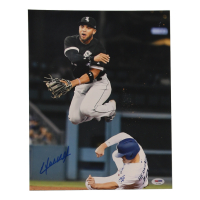 Yoan Moncada Signed White Sox 11x14 Photo (PSA) at PristineAuction.com