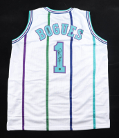 Muggsy Bogues Signed Jersey (AWM) at PristineAuction.com
