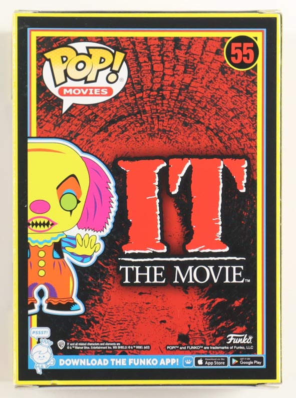Tim Curry Signed LE "IT: The Movie" #55 Pennywise Funko Pop! Vinyl Figure (Beckett & Curry) at PristineAuction.com Tim Curry Signed LE "IT: The Movie" #55 Pennywise Funko Pop! Vinyl Figure (Beckett & Curry) at PristineAuction.com