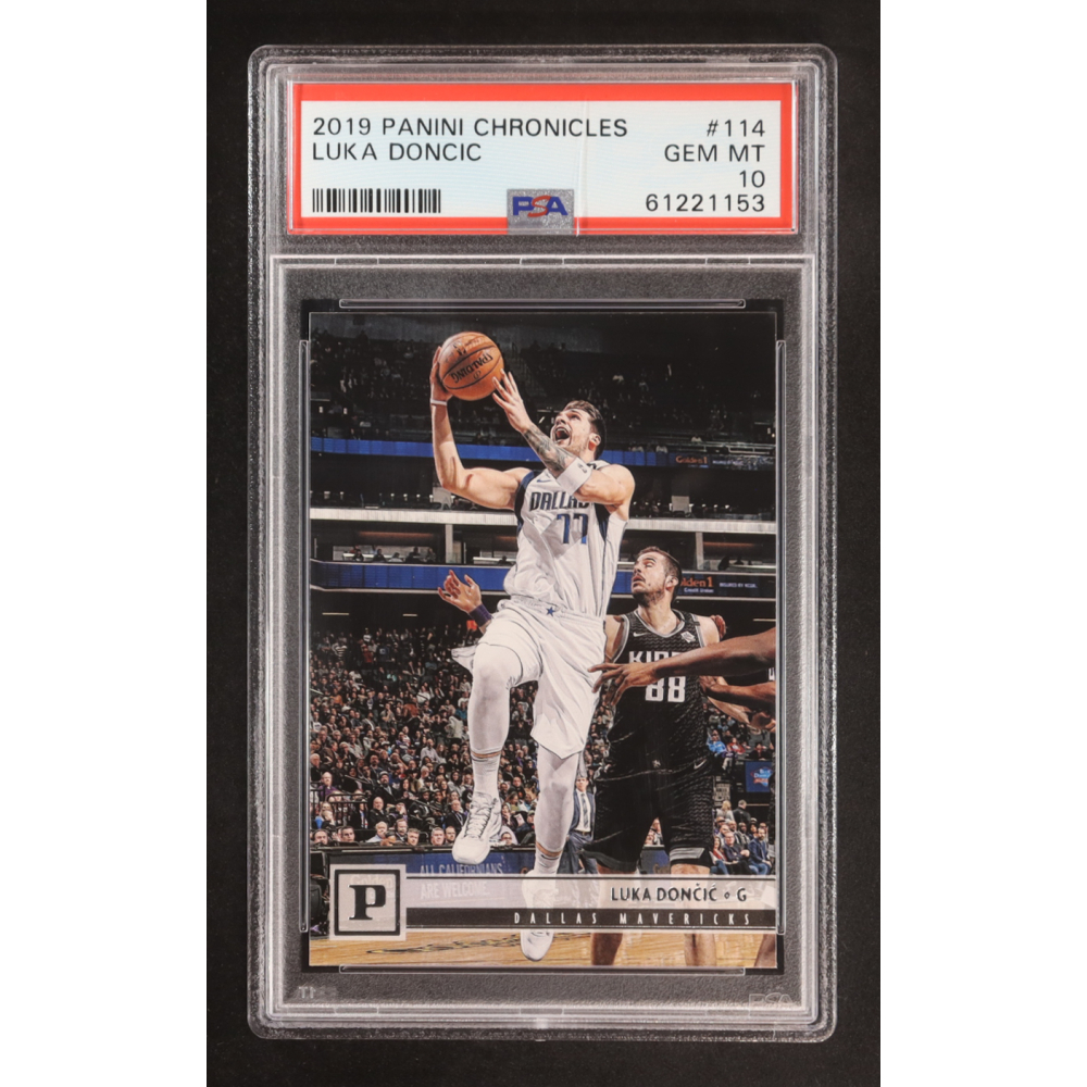 Luka Doncic/Panini 2019-20 Panini Chronicles #114 (PSA 10) at PristineAuction.com