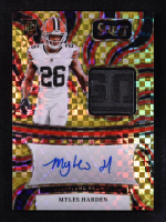 Myles Harden 2024 Select Rookie Signature Memorabilia Prizm Gold #38 #4/10 at PristineAuction.com